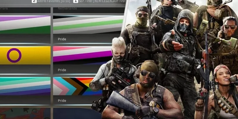 В Call of Duty: Warzone появились визитки с символикой ЛГБТ