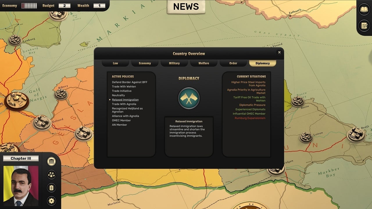Suzerain — новый политический симулятор доступен для игры
