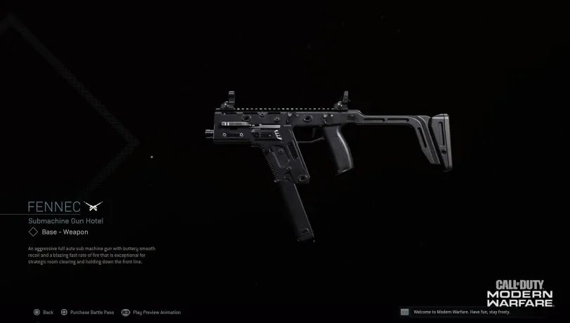 Warzone Loadout for Fennec.