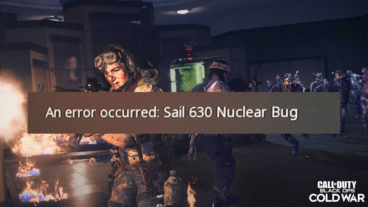 Ошибка 630 CoD Cold War