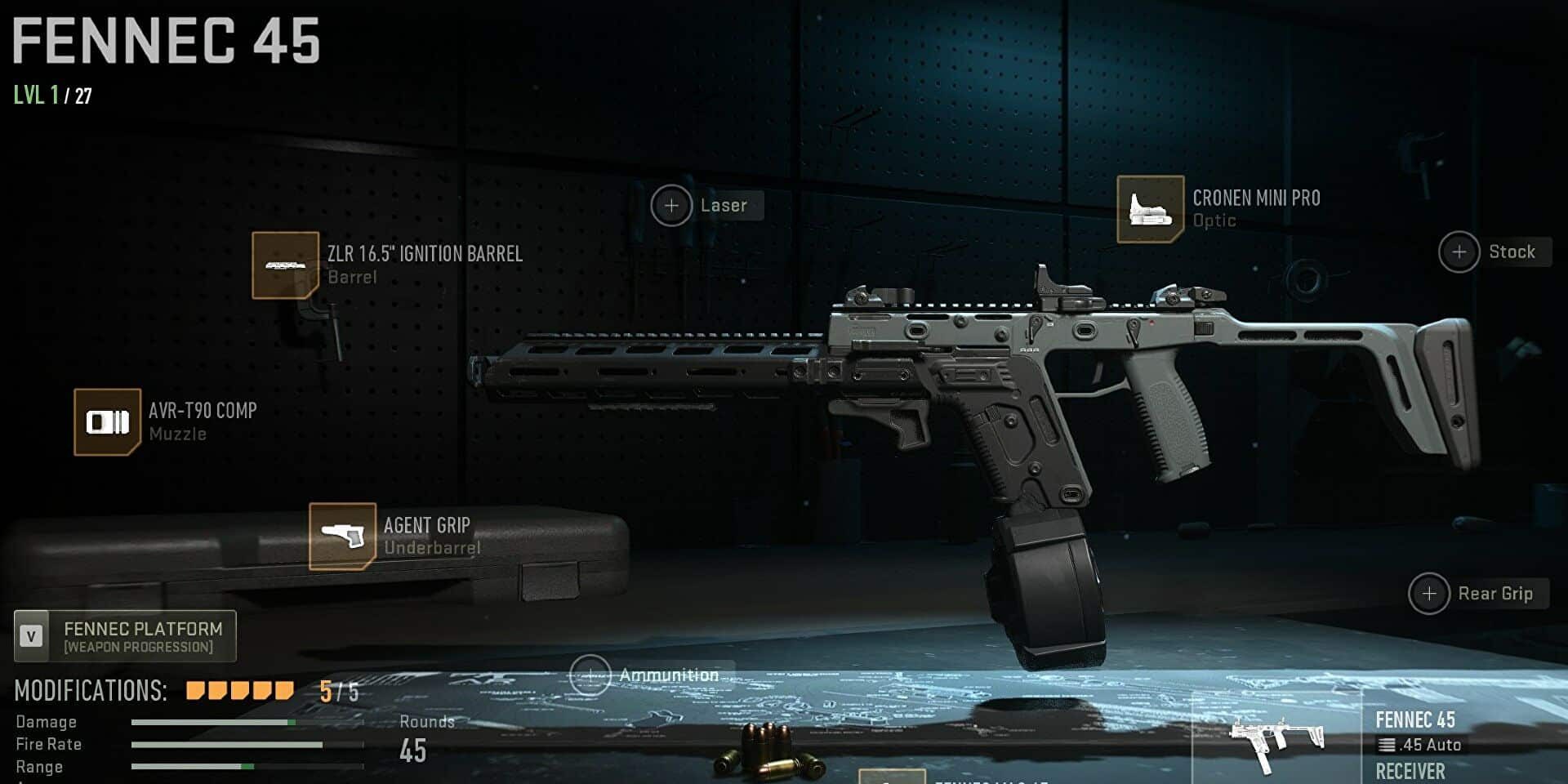 Fennec Loadout in Warzone.