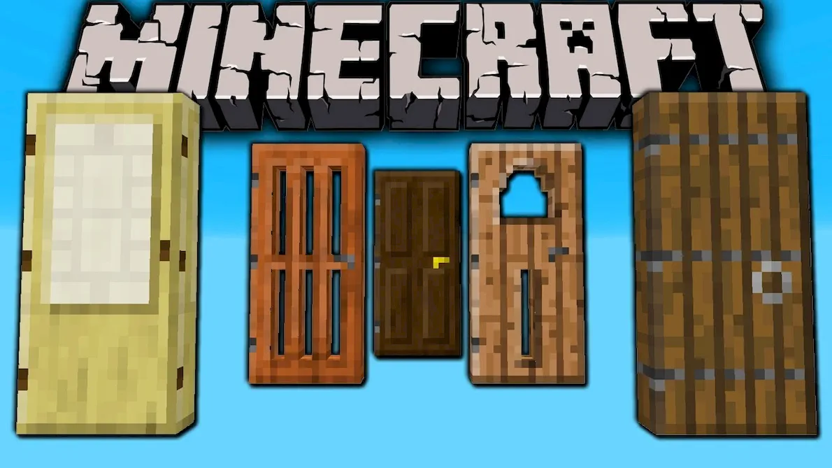 How to make a door in Minecraft