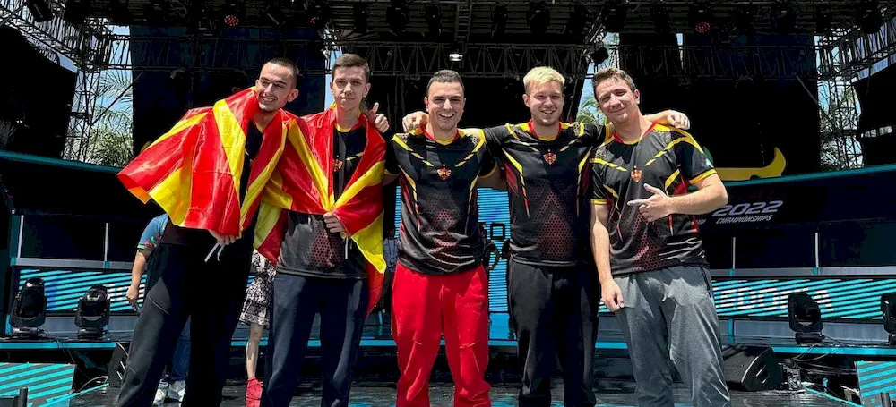 Team North Macedonia - IESF World Championship 2022 champion