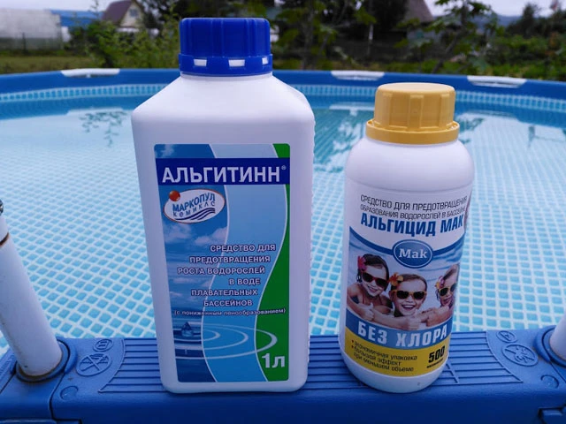 Следует ли использовать химию для очистки каркасного бассейна?