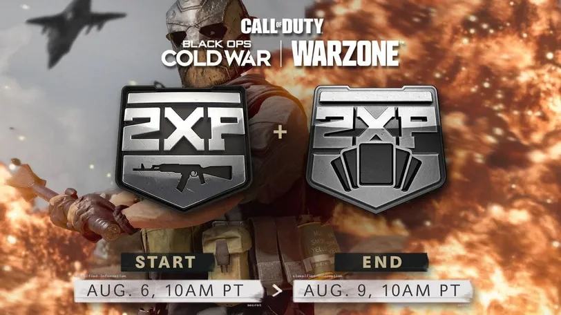 Double XP Enabled for Warzone Battle Pass.