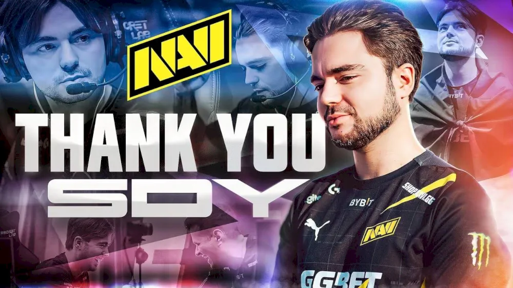 SDY has left NAVI. At IEM Katowice 2023 he will be replaced by Npl