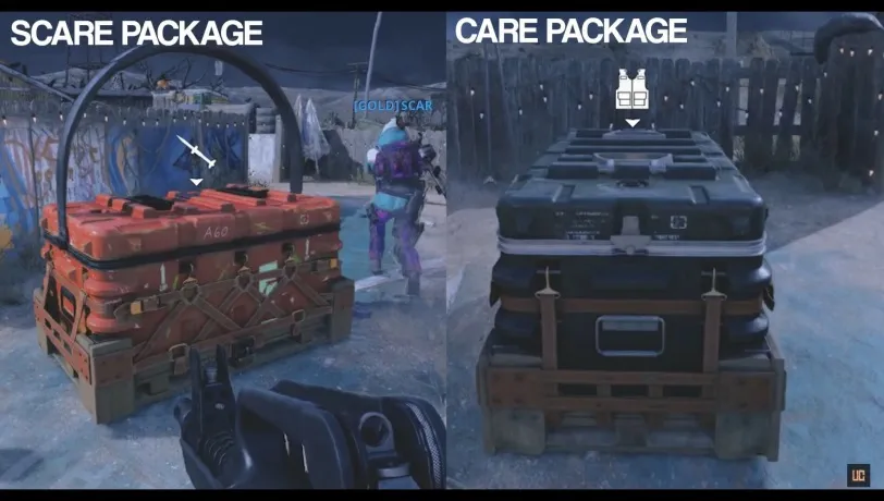Where to find Scare Packages in Cold War.