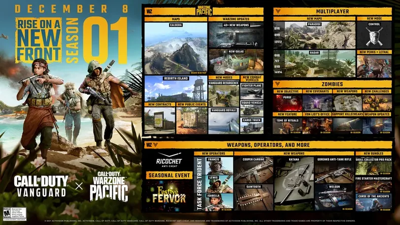 What to Expect in the First Season of Call of Duty for Warzone and Vanguard