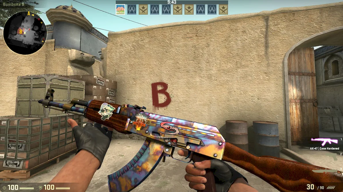 How to give yourself a weapon in CSGO through the console