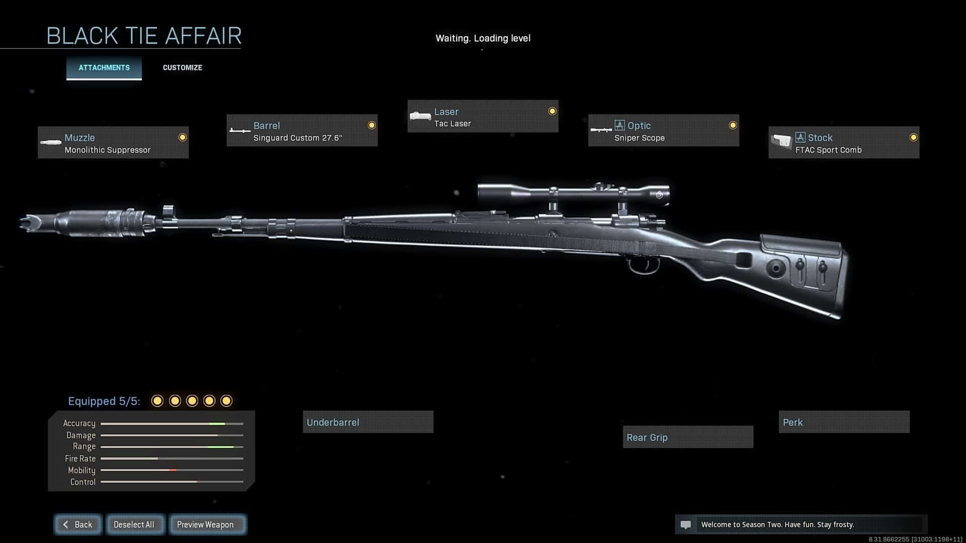 Best Loadout for Kar98k in Warzone.