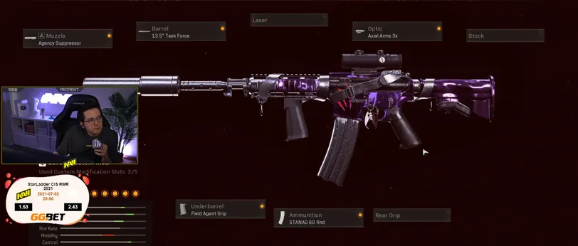 XM4 Loadout in Warzone.