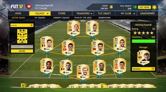 Как прокачать команду в Ultimate Team без вложений